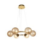 Candeeiro de tecto ANDREZA 22W LED 1600lm 2700K Alt.Reg.xD.68cm bronze