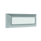 Aplique EIRIZ IP65 1x4W LED 300lm 4000K C.23xL.2,5xAlt.8cm ABS+PC cinzento