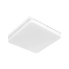 Plafond BISMUTO quadrado 1x18W LED 1620lm 6500K C.15xL.15xAlt.3,5cm branco