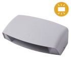 Aplique ABRAM 1xR7s (118mm) 7,5W con pulsador CCT (3colores) IP55 L.19,5xAn.6xAl.12cm resina gris
