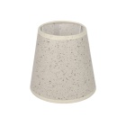 Abat-jour AUTON redondo cónico com encaixe E27 Alt.14xD.15cm creme