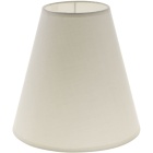 Abat-jour CIPRIOTA redondo cónico tela PVC802 com encaixe E27 Alt.20xD.20cm bege