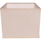 Abat-jour ESPANHOL quadrado com encaixe E14 C.16xL.16xAlt.13cm bege