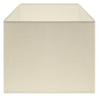 Abat-jour CIPRIOTA quadrado tela PVC8886 com encaixe E27 C.30xL.30xAlt.22cm natural (cru)