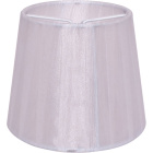 Lampshade AUSTRALIANO round & conic with clamp H.10xD.12cm White
