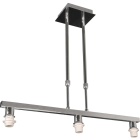 Armação para candeeiro de tecto SYDNEY 3xE14 C.58xL.12xAlt.Reg.cm cromado