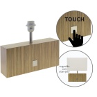 Base para candeeiro de mesa ZARA 1xE27 C.33xL.8,5xAlt.28cm castanho