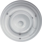 Plafond CIRCE redondo 1xG10q T9 circ. Alt.9xD.28cm branco
