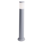 Farola AMELIA 1xE27 8,5W con pulsador CCT (3colores) IP55 Al.80xD.10cm resina gris