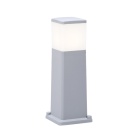Farola VIRGILIO 1xE27 11W con pulsador CCT (3colores) IP55 L.13,1xAn.13,1xAl.48cm resina gris