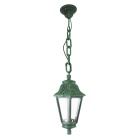 Colgante ANNA 1xE27 IP55 Al.80xD.22cm resina verde