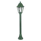 Farola ANNA 1xE27 8,5W con pulsador CCT (3colores) IP55 Al.110xD.22cm resina verde