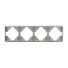 Espelho quádruplo horizontal APOLO5000 prata