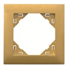 Espelho simples LOGUS 90 dourado