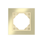Espelho simples LOGUS 90 METALLO ouro/dourado