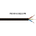Rigid cable XV-U 3x2,5mm2 black/red