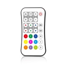 Comando remoto RF RGB/RGBW, 1 zona, com luz indicadora LED (pilhas CR2032)