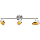 Wall Lamp TUCANO 3xG9 L.50xW.8xH.15cm Satin Nickel/Yellow/White Black