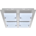 Plafond LARGO square 4xG9 L.27xW.27xH.6cm Satin Nickel