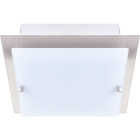 Plafond LARGO 2xG9 C.20xL.20xAlt.5cm Níquel