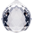 Crystal end stone D.4cm transparent