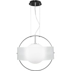 Suspensão ORB 1xE27 Alt.Reg.xD.47cm branco