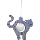 Suspensão JARDIM 1xE27 C.30xL.4,5xAlt.Reg.cm azul