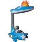 Candeeiro de mesa DIVERSÃO 1xPL-2U C.25xL.25xAlt.40cm azul