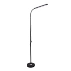 Lámpara de Pie OFFICE 8W LED CCT 3000-4000-6000K A.174xD.21cm negro