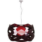 Suspensão ACUARIO grande 1xE27 Alt.Reg.xD.60cm vermelho