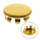 Spring button for articulated arm top H.0,7xD.1,7cm, in raw brass