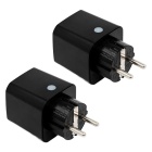 2 unidades de enchufe inteligente Shelly M Gen3 negro — 13A 3000W Wi-Fi con medidor