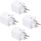 Shelly Plug M Gen3 Branco 4 unid. — Tomada Inteligente 13A 3000W com Medição Wi-Fi + Bluetooth