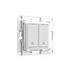 Shelly Wall Switch 2 Botões Branco — Corpo de Interruptor para Módulos Shelly Gen3