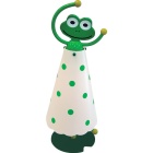 Candeeiro de mesa SAPO 1xE14 Alt.41xD.16cm verde/branco