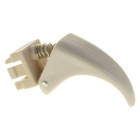 Unha para lâmpada tubular circular , em plástico branco