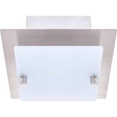 Plafond LARGO 1xG9 L.13xW.13xH.6cm Satin Nickel