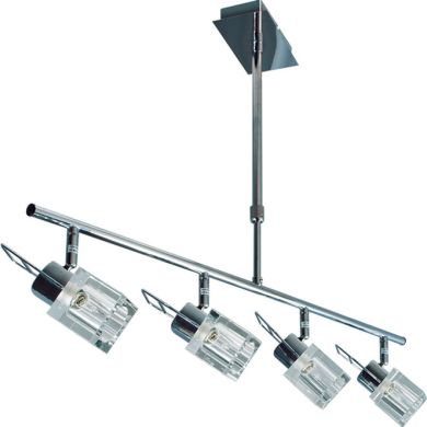 Ceiling Lamp COLORADO 4xG9 L.73xW.15xH.Reg.cm Chrome