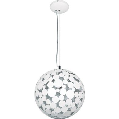 Suspensão ALBA 1xE27 Alt.Reg.xD.30cm cor areia