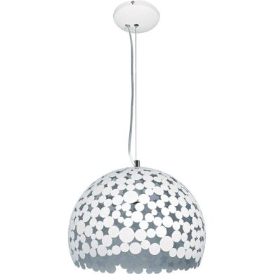 Suspensão ALBA 1xE27 Alt.Reg.xD.50cm cor areia