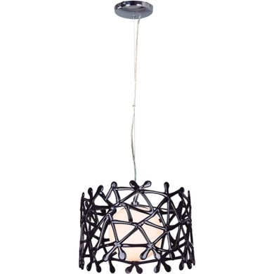 Pendant Light OLINDA 1xE27 H.Reg.xD.40cm Black