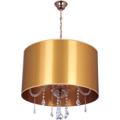 Candeeiro de tecto ADELINA 4xE14 Alt.Reg.xD.50cm dourado