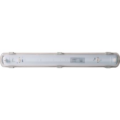 Armadura estanque CORAL I IP65 1x14W G5 T5 C.61,8xL.8,1xAlt.7,4cm cinzento