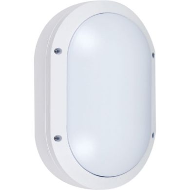 Wall Lamp AMAZONAS large IP54 1xE27 L.18,5xW.9xH.28cm Aluminum + Polycarbonate White