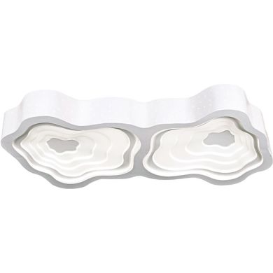 Plafond NIMBUS 2xG10q T5 circ. C.84xL.43xAlt.9cm Branco