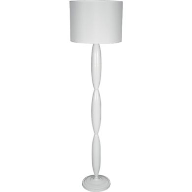 Candeeiro de pé ADELE 1xE27 Alt.160xD.40cm Branco