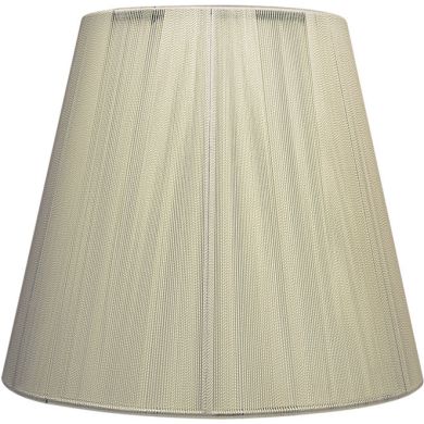 Lampshade INDIRA round & conic in threads with fitting E27 H.24xD.40cm Beije