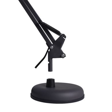 Table Lamp ANTIGONA articulated 1xE27 L.15xH.Reg.cm matt grey