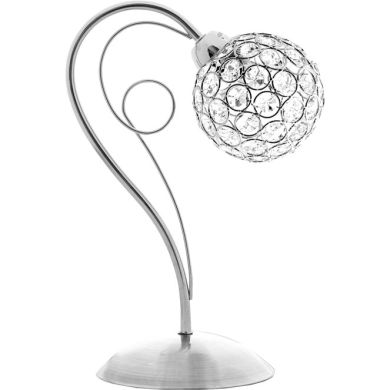 Table Lamp KEGAN 1xG9 L.13xW.23xH.33cm Chrome