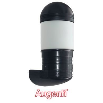 Aplique CAPSULA IP44 1xE27 C.18xL.22,5xAlt.49xD.18,5cm preto